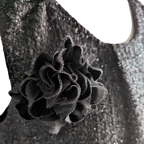 Black Bouclé Tweed Shift Dress – Approx Size L (EUC) ✨ - Picture 4 of 6